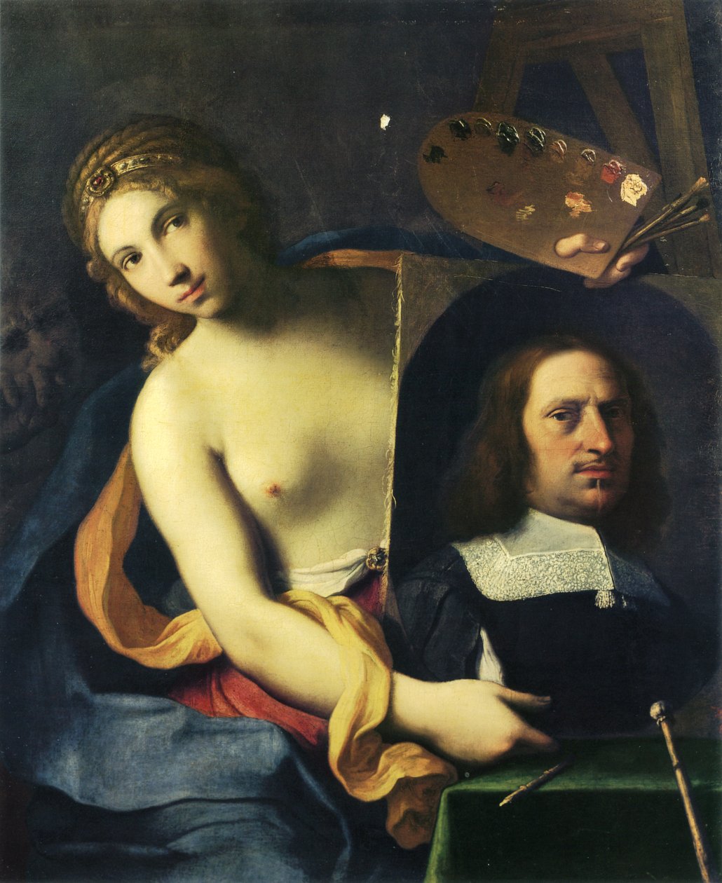 Allégorie de la peinture - Giovanni Domenico Cerrini