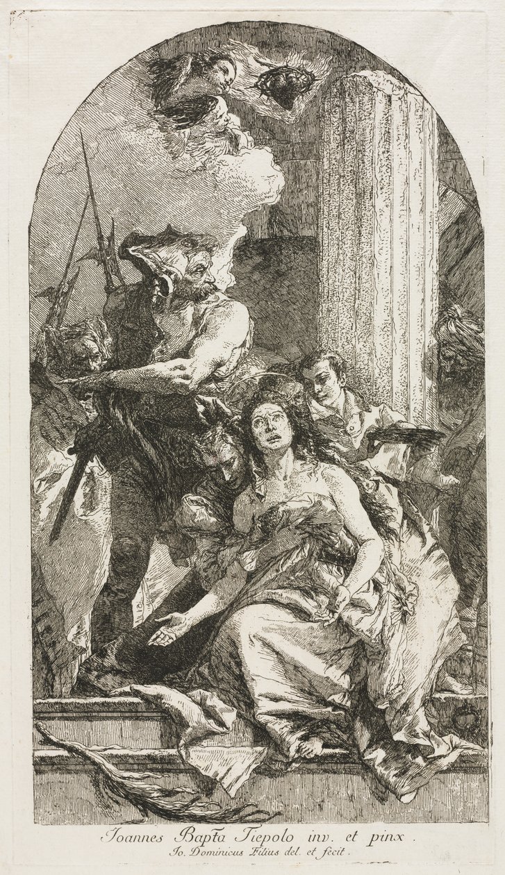 Le Martyre de Sainte Agathe - Giovanni Domenico Tiepolo