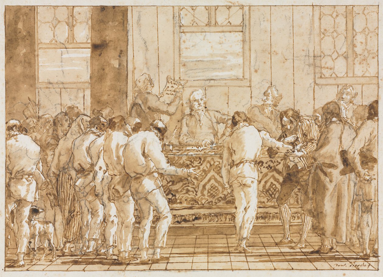 Le Procès - Giovanni Domenico Tiepolo