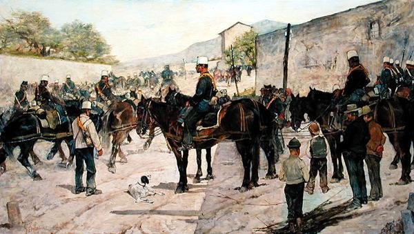Exercices militaires - Giovanni Fattori