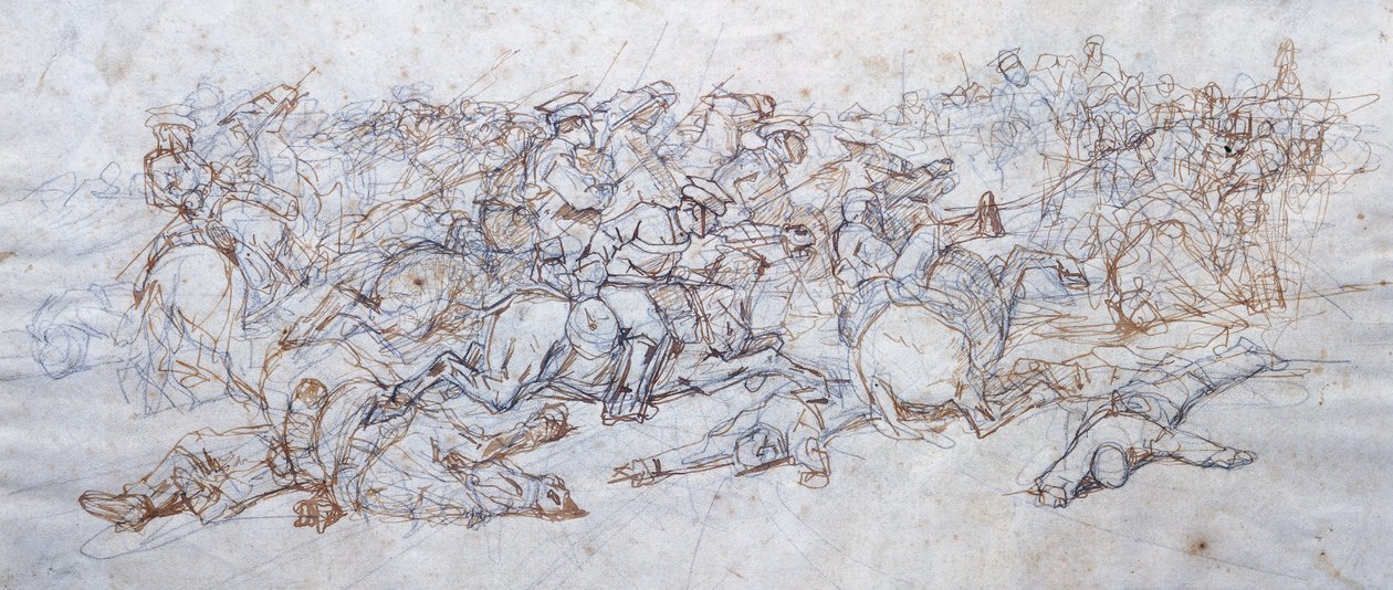 Charge des uhlans - Giovanni Fattori