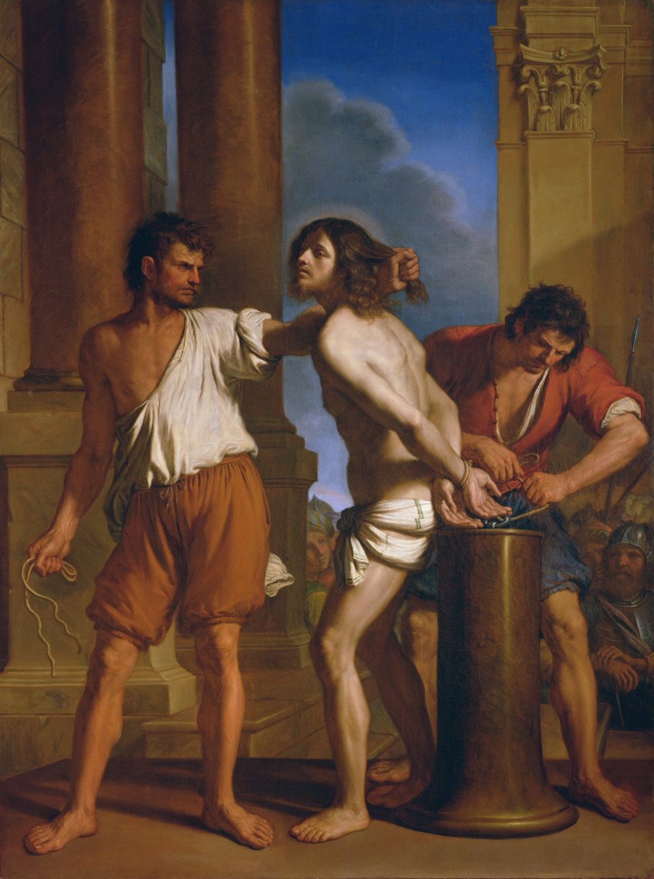 La flagellation du Christ - Giovanni Francesco Barbieri