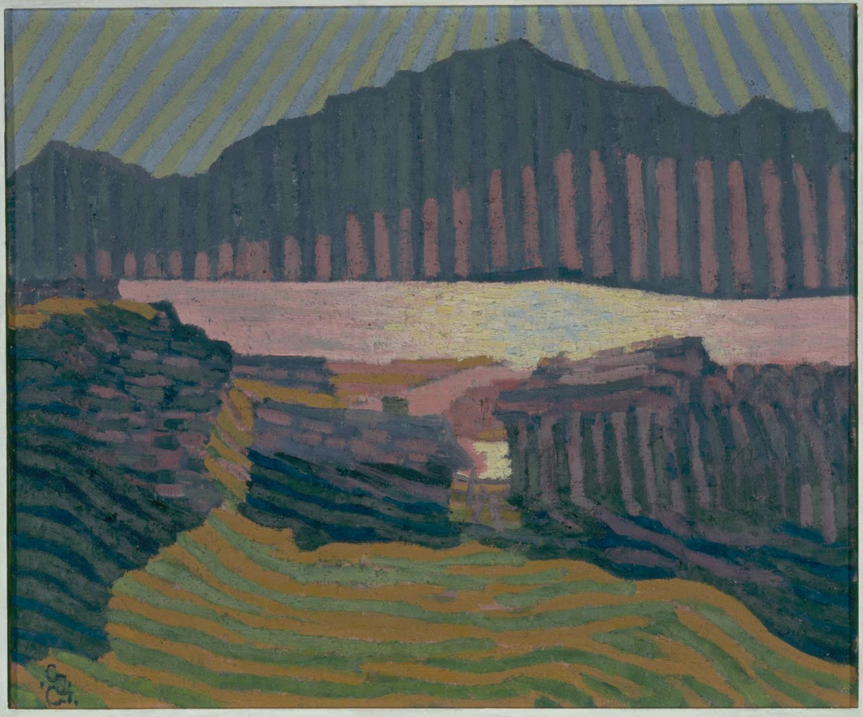 Vue de Capolago, vers 1907 - Giovanni Giacometti