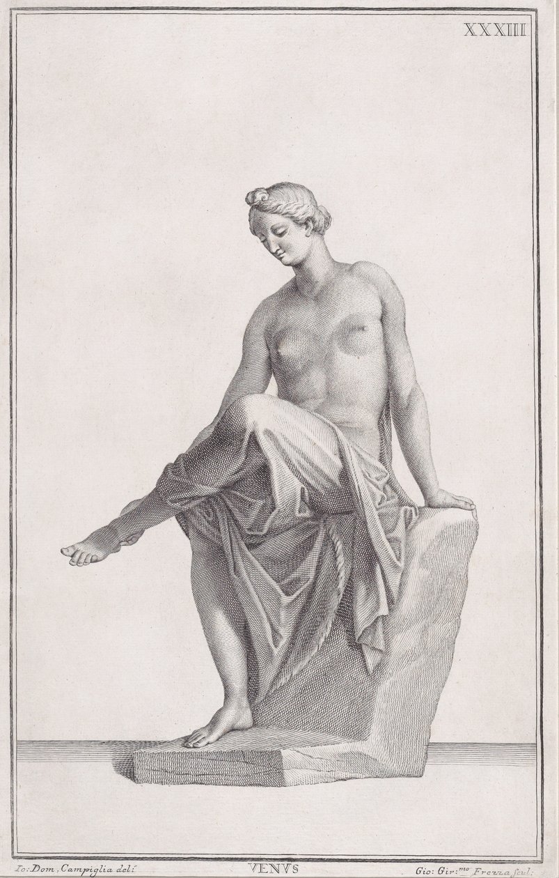 Statue de Vénus, 1734 - Giovanni Girolamo Frezza