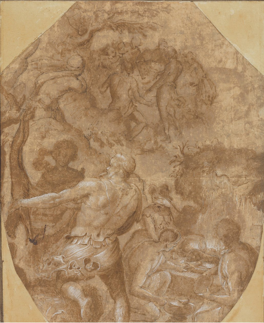 La Découverte du verre, vers 1570-72 - Giovanni Maria Butteri