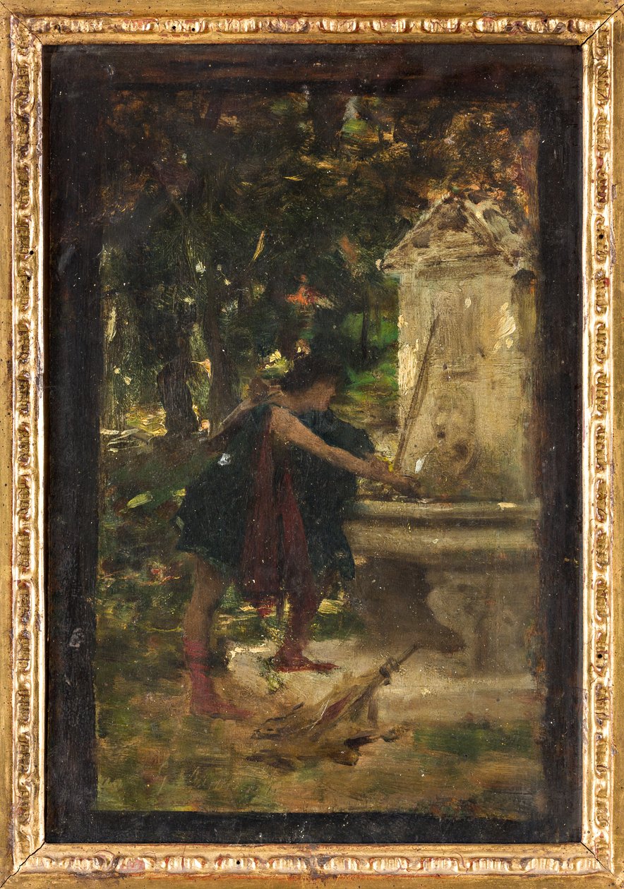 À la fontaine - Giovanni Muzzioli