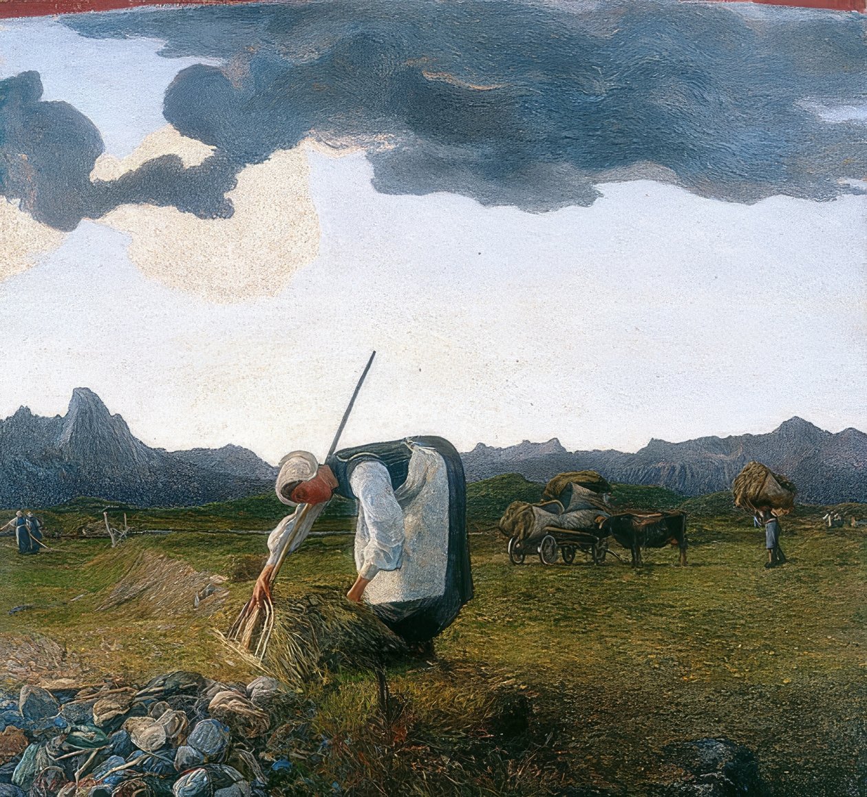 La Moisson - Giovanni Segantini
