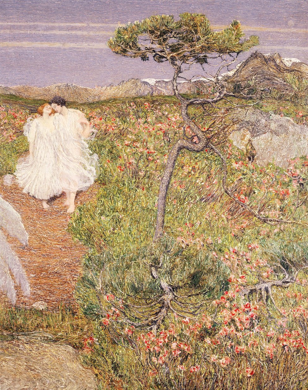 Italie, Amour à la Fontaine de Vie - Giovanni Segantini