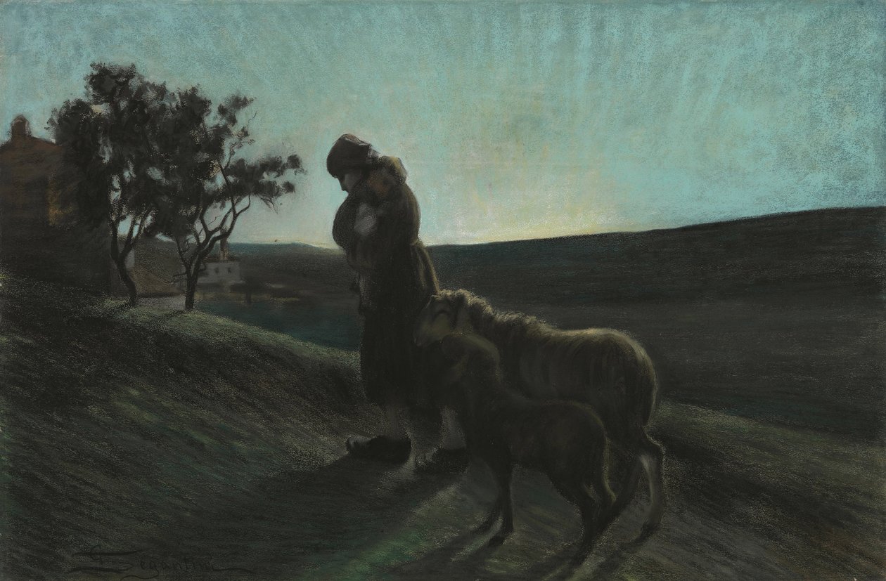 Le due madri - Giovanni Segantini