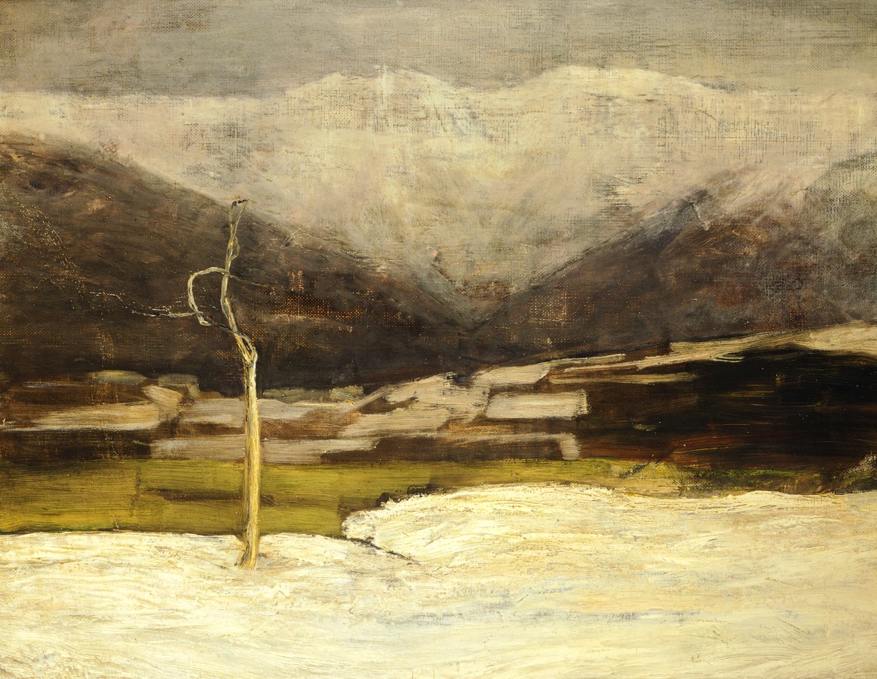 Paysage de Savognino - Giovanni Segantini