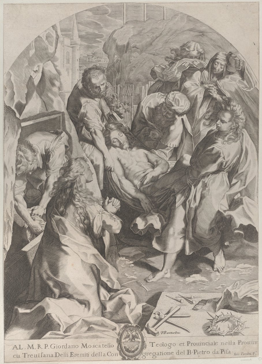 La Mise au tombeau, vers 1622 - Giovanni Temini