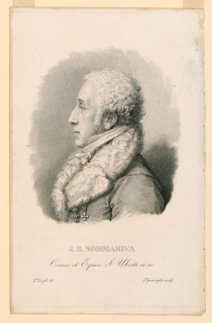 Portrait de J. B. Sommariva (1760-1826) - Giovita Garavaglia