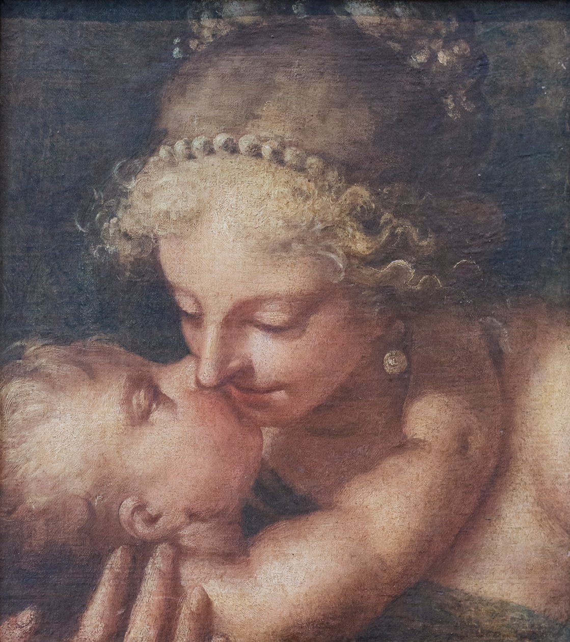Amour embrassant Vénus - Girolamo Pellegrini