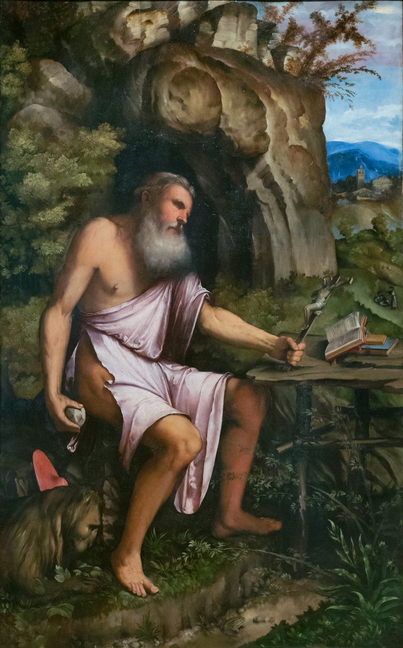 Saint Jérôme pénitent - Girolamo Romanino