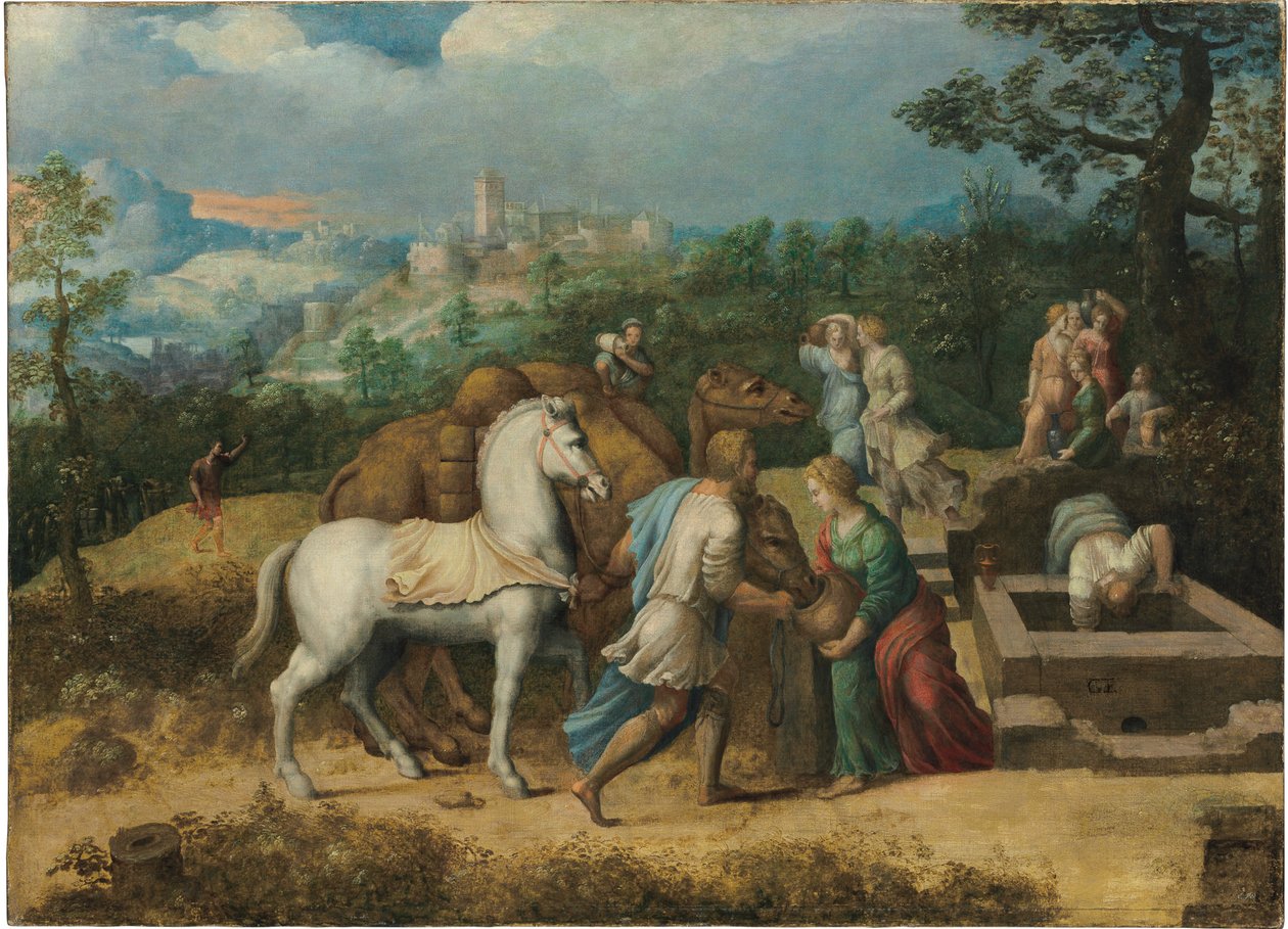 Rebecca au puits - Girolamo da Treviso II