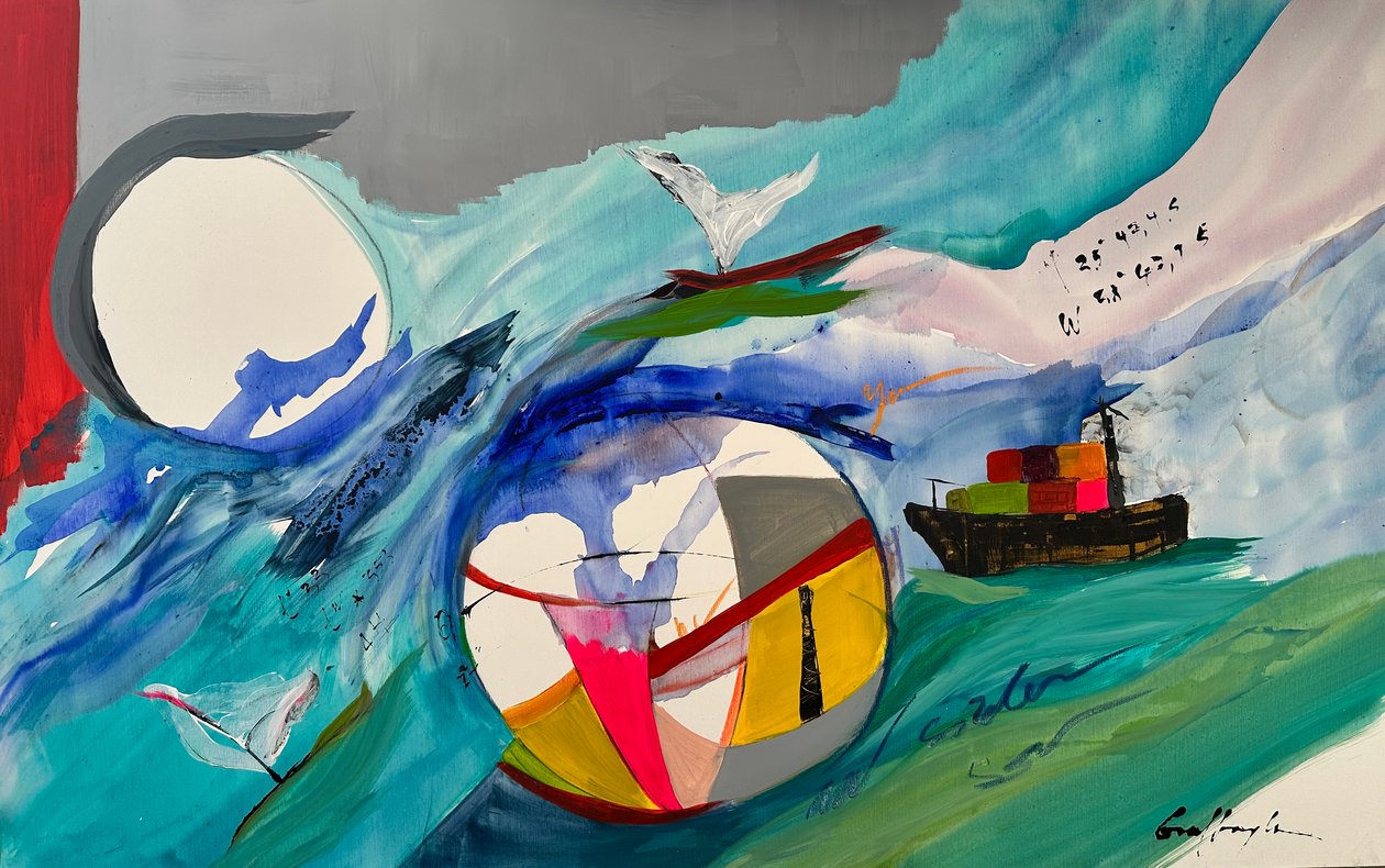 Ad sidera II (peinture) - Gisela Gaffoglio