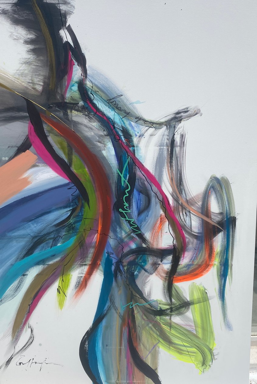 Tous ces mots (peinture) - Gisela Gaffoglio