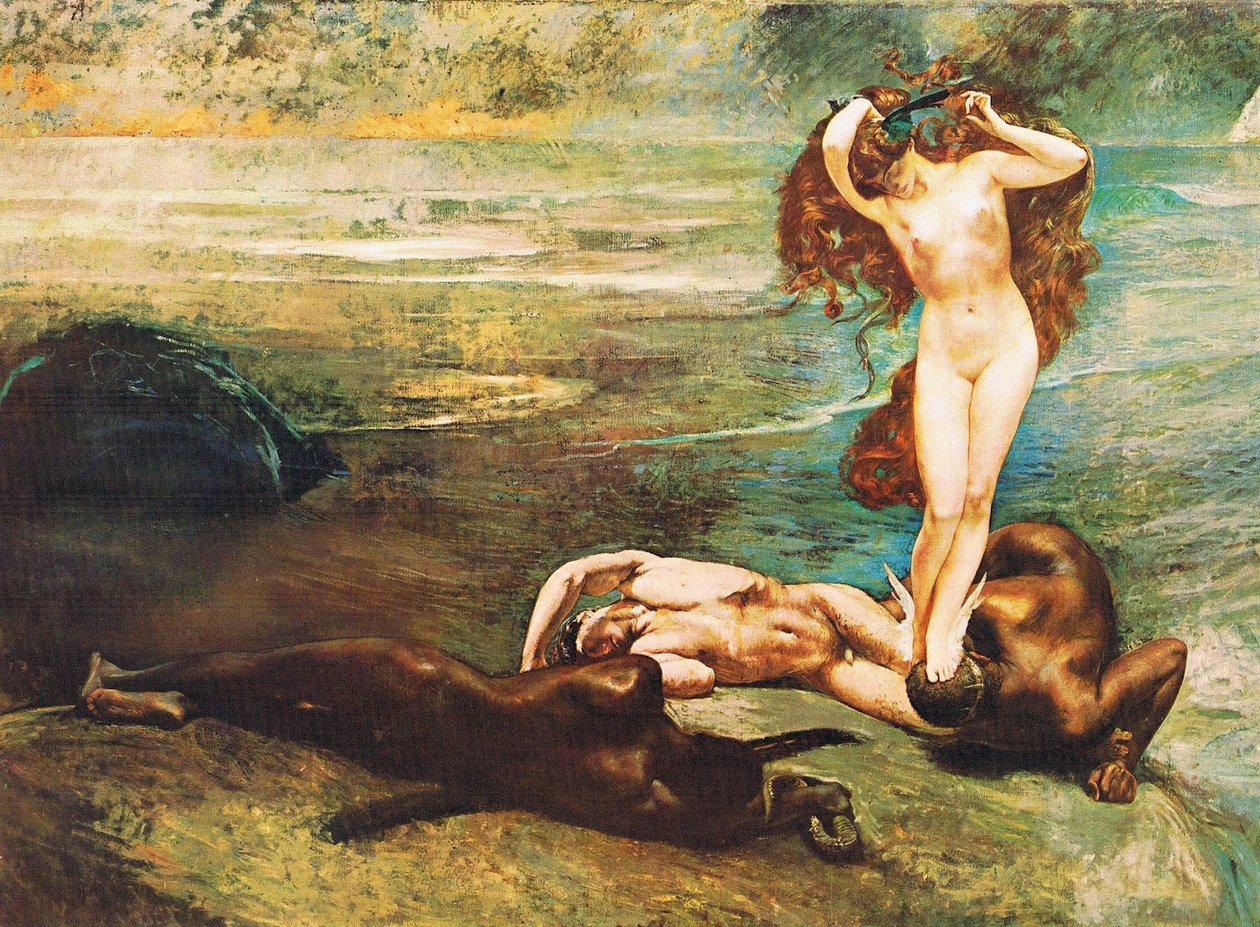 La Gorgone et les héros - Giulio Aristide Sartorio