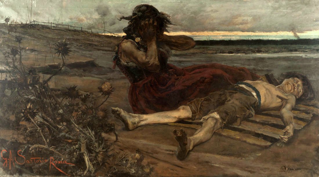 Malaria - Giulio Aristide Sartorio