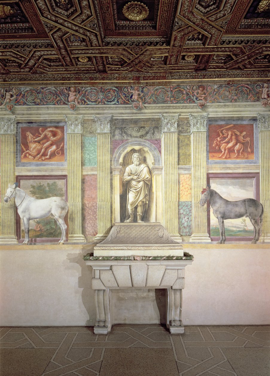 Sala dei Cavalli avec portraits en trompe-l