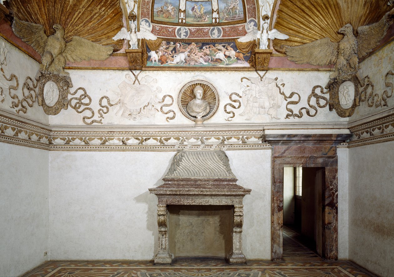 Vue de la Camera delle Aquile, 1528 - Giulio Romano