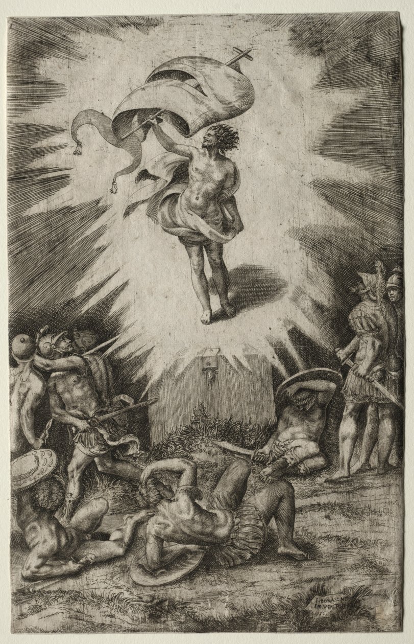 La Résurrection - Giulio Bonasone