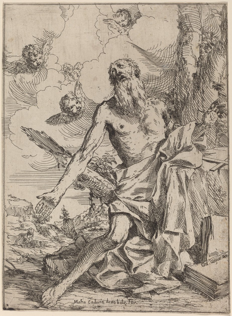 Saint Jérôme - Giulio Carpioni