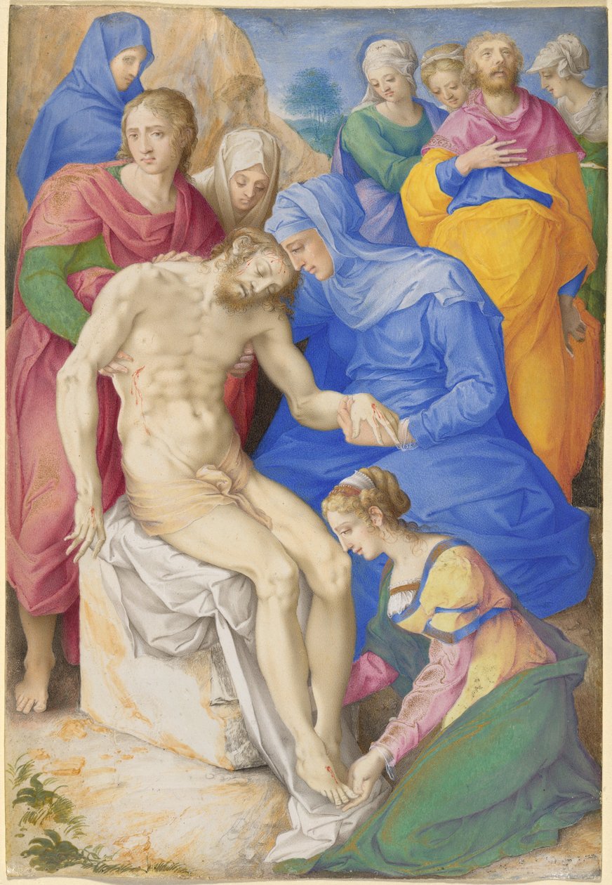 La Lamentation - Giulio Clovio