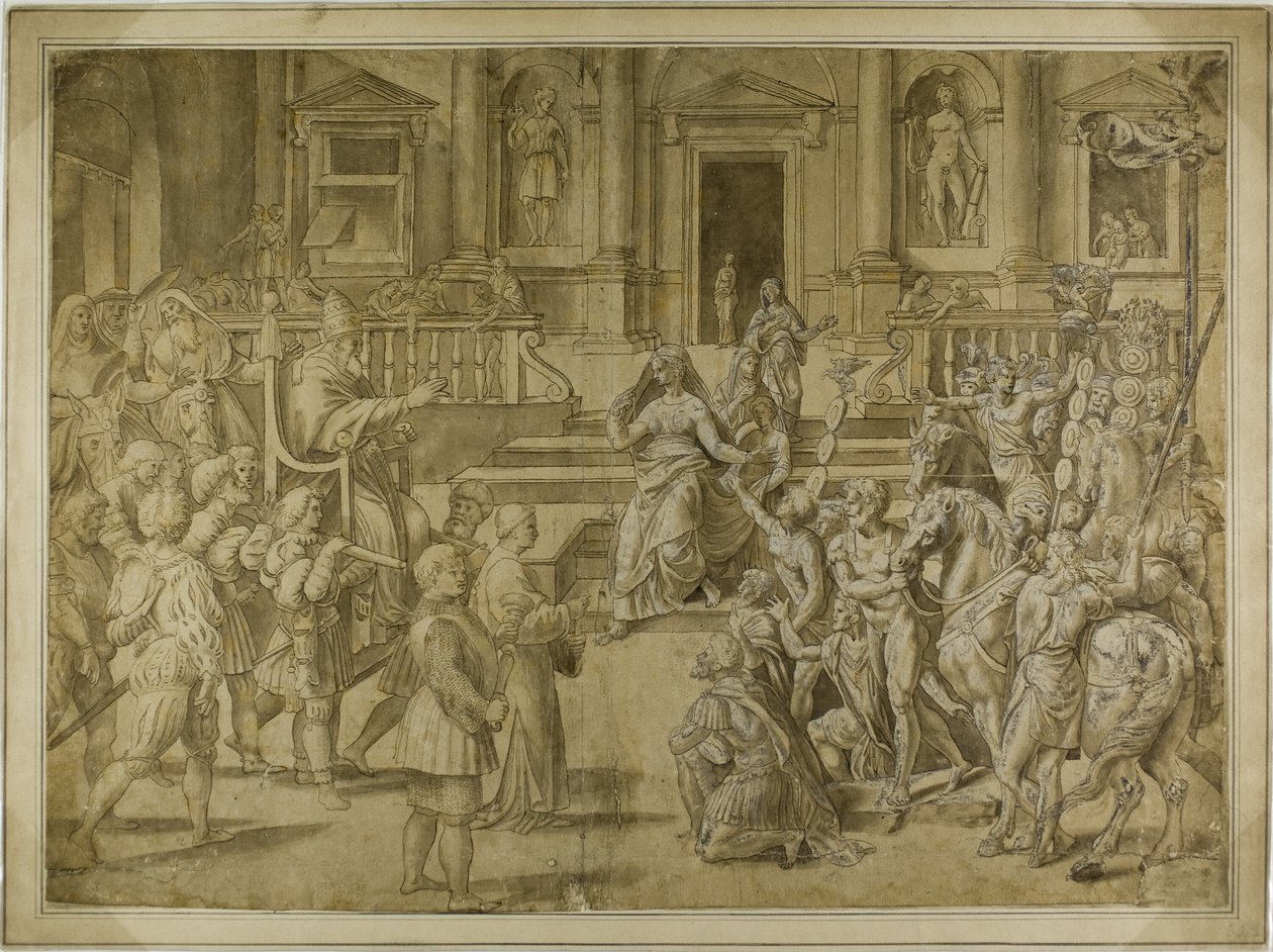 Le pape Sylvestre bénit l