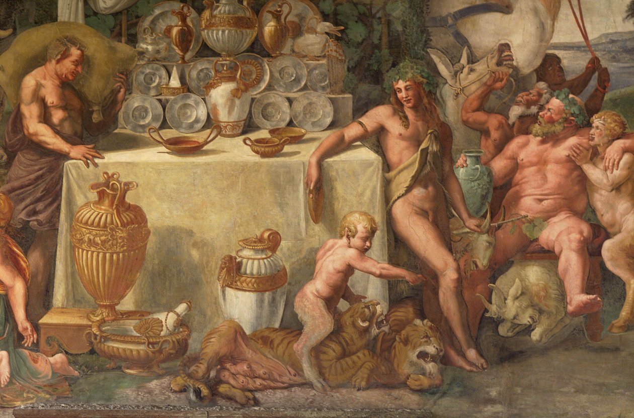 Noces de Cupidon et Psyché (détail) - Giulio Romano