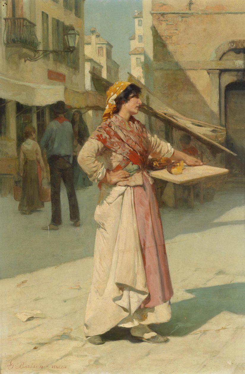 Vendeuse vénitienne - Giuseppe Barison