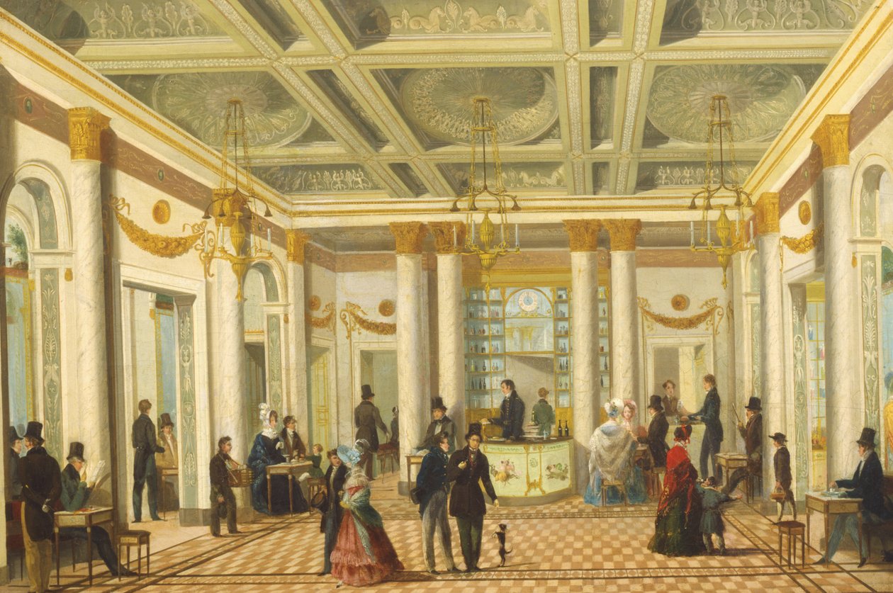 Caffè dei Servi, Milan - Giuseppe Bernardino Bison