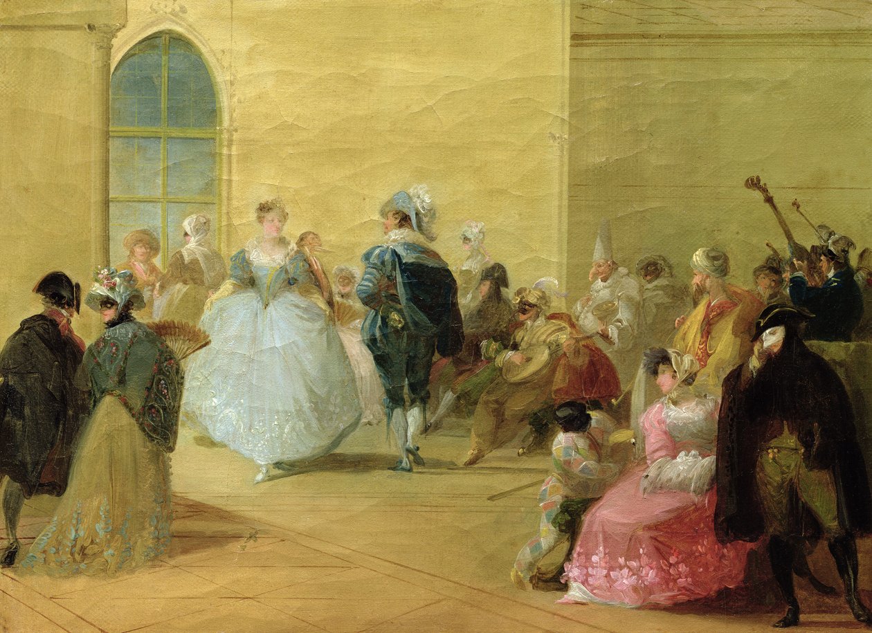 Le Bal masqué - Giuseppe Bernardino Bison