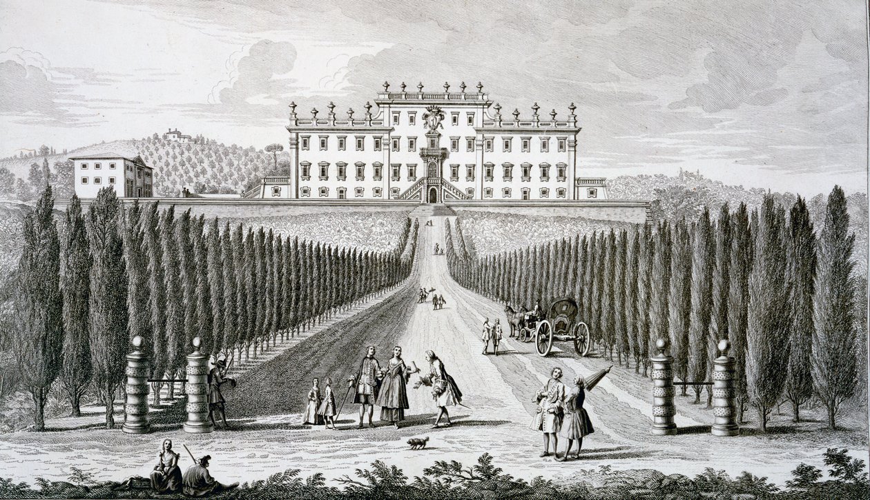 Vue de la Villa del Castel