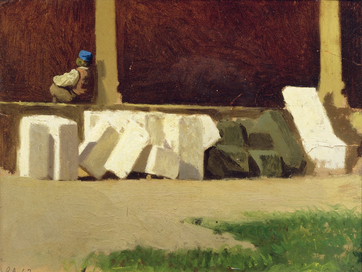 Le Cloître - Giuseppe Abbati