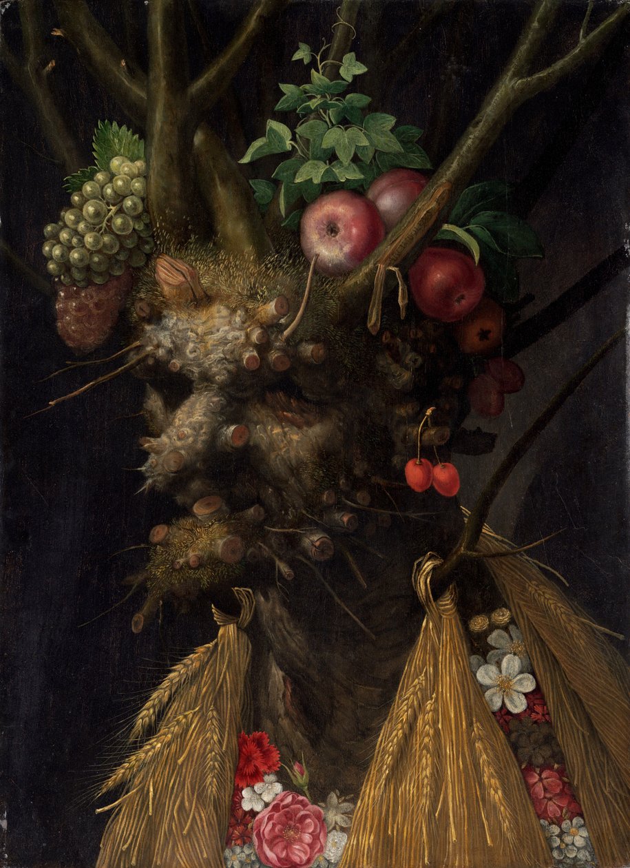 Les Quatre Saisons en Une Tête - Giuseppe Arcimboldo