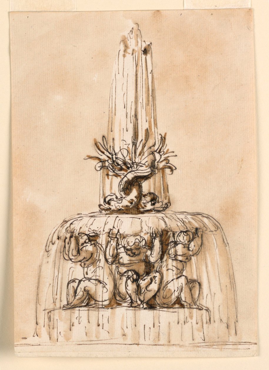 Conception pour une fontaine - Giuseppe Barberi