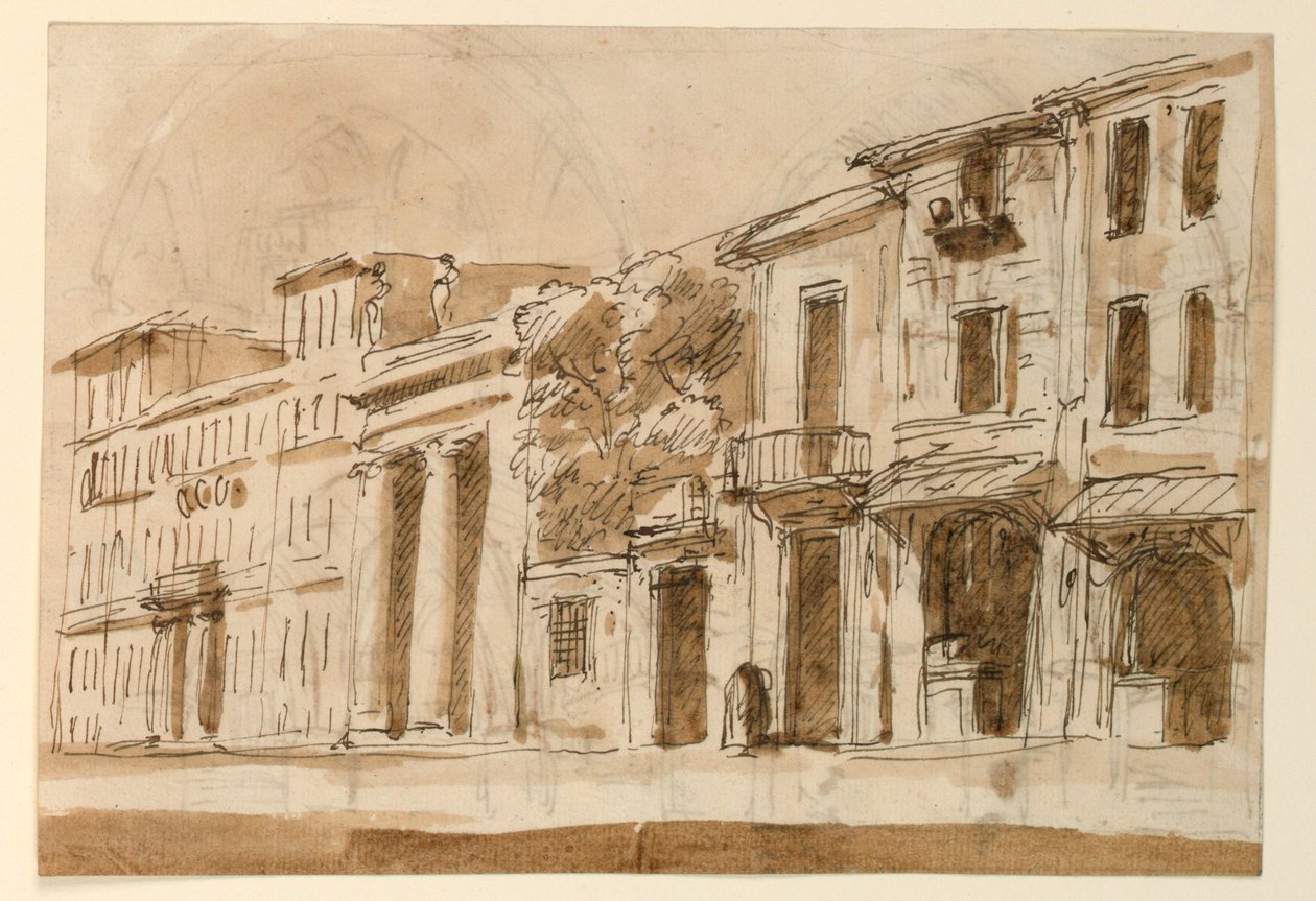Conception de théâtre : Paysage urbain - Giuseppe Barberi
