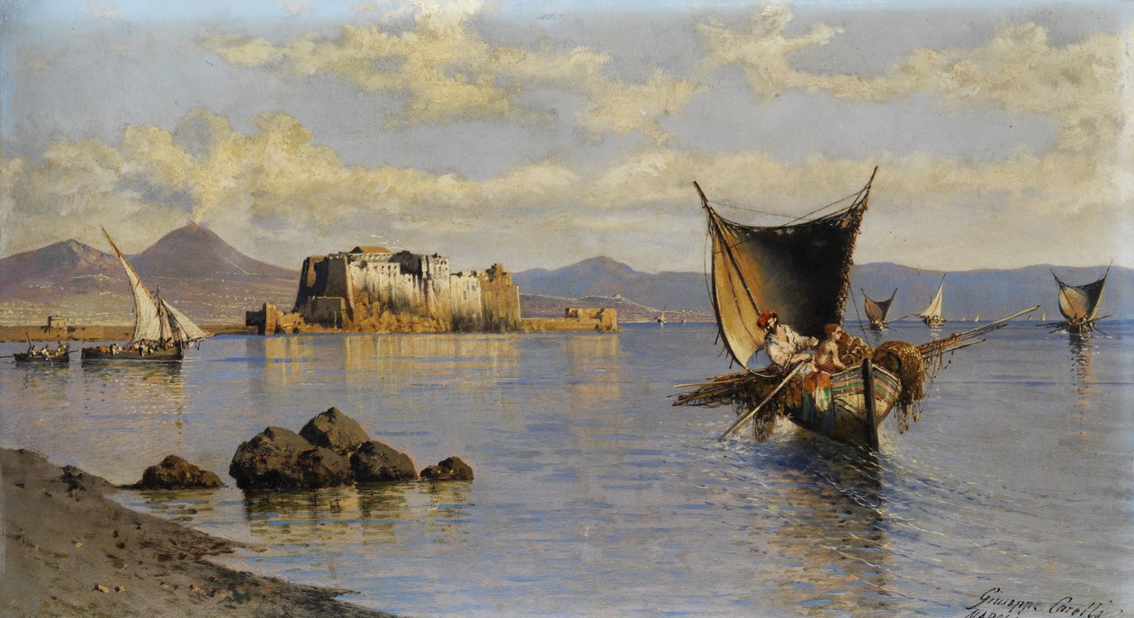 Baie de Naples avec Castel dell