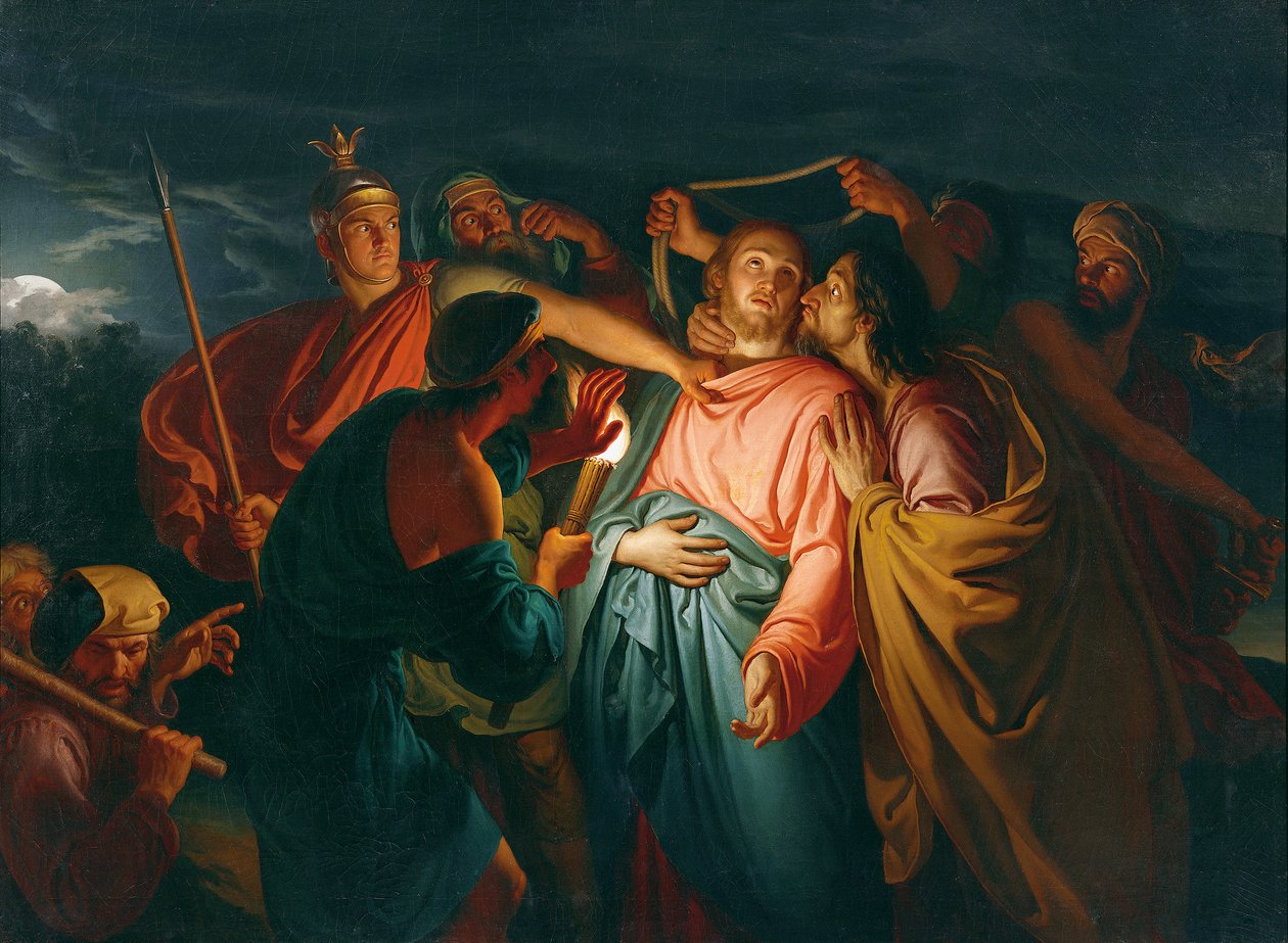 Le baiser de Judas - Giuseppe Diotti