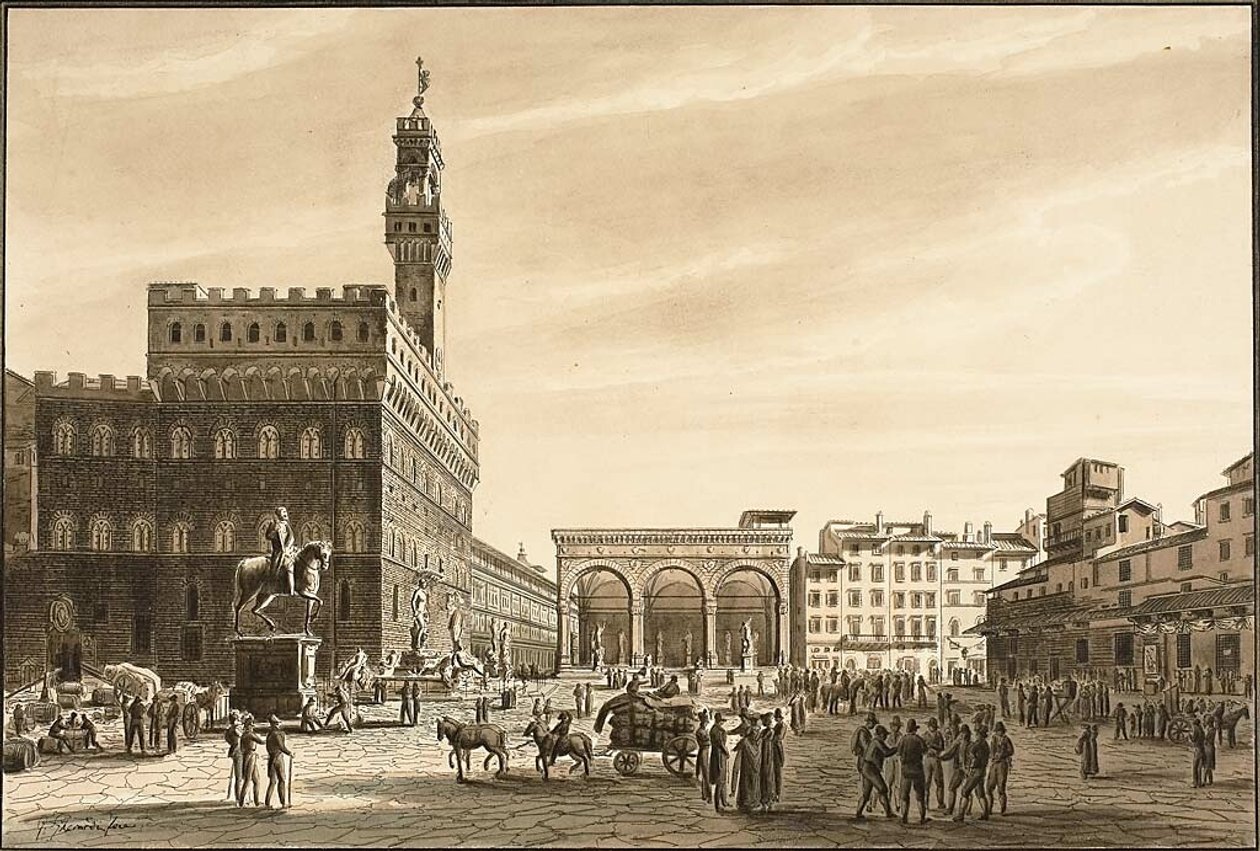 Piazza Signoria - Giuseppe Gherardi