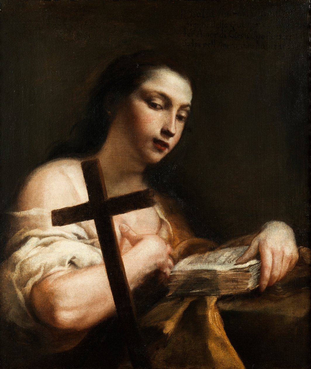 Sainte Marie-Madeleine en tant que Sainte Rosalie - Giuseppe Maria Crespi