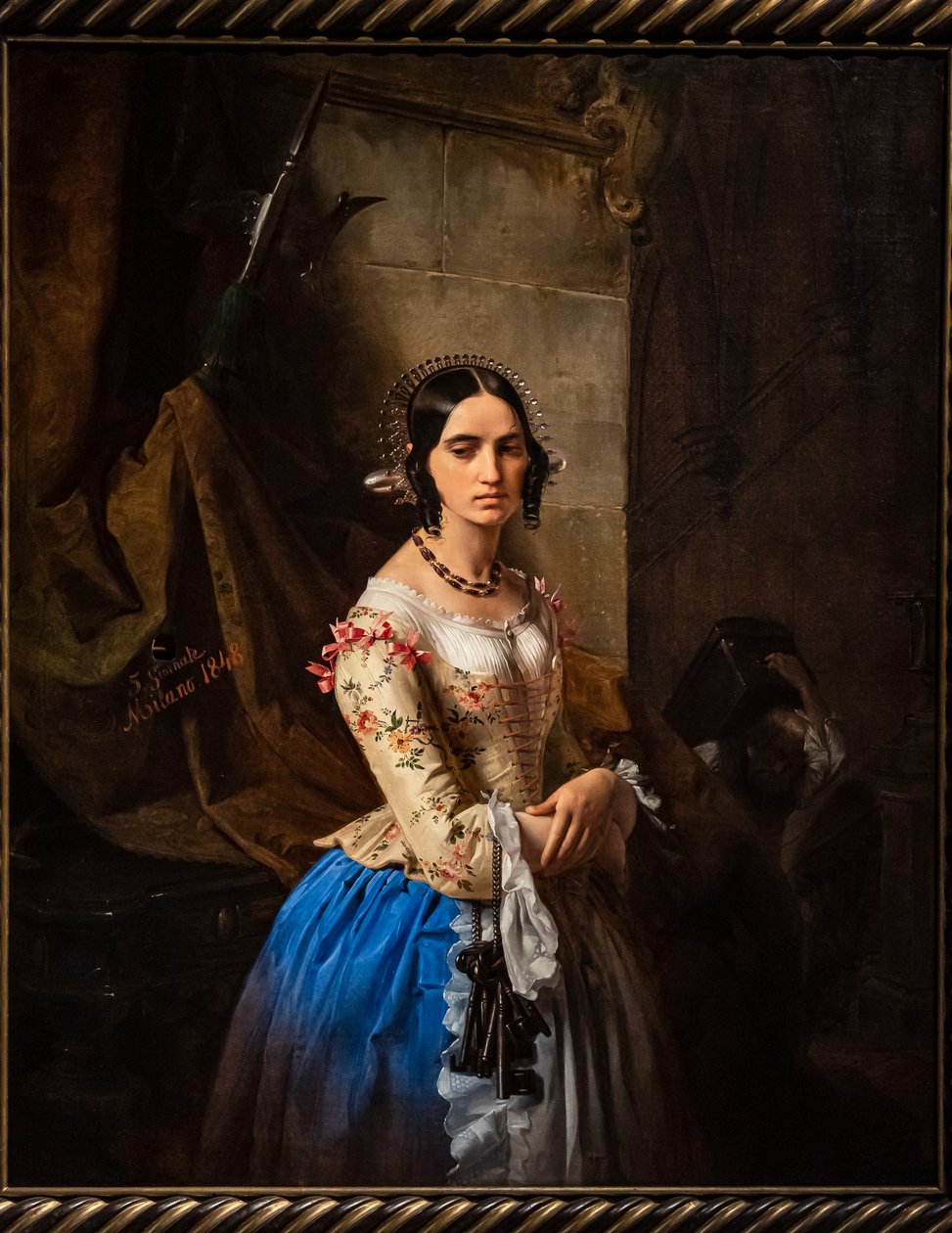 La fille du gardien du château - Giuseppe Molteni
