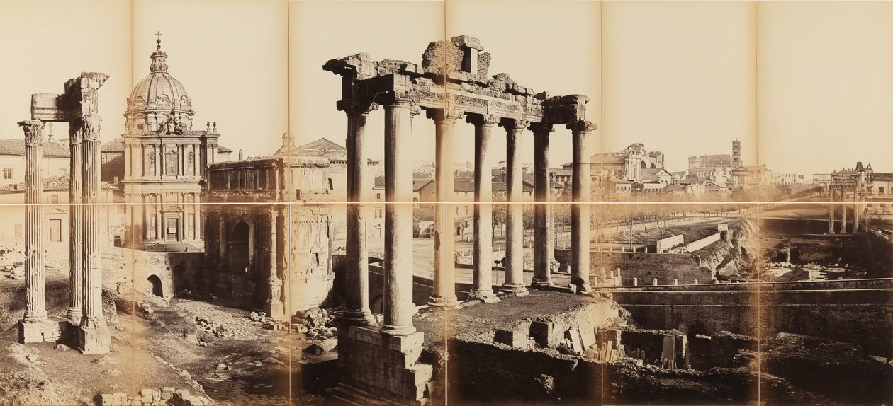 Vue du Forum romain - Giuseppe Ninci