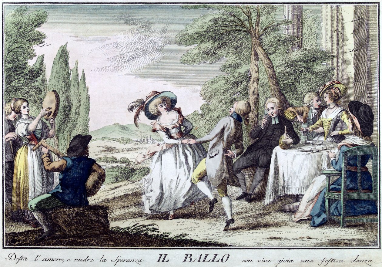 Il Ballo La Danse, 1790 - Giuseppe Piattoli