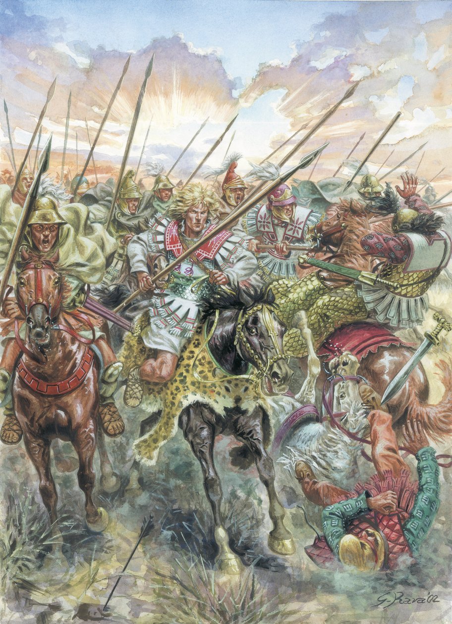 Alexandre le Grand menant son armée - Giuseppe Rava