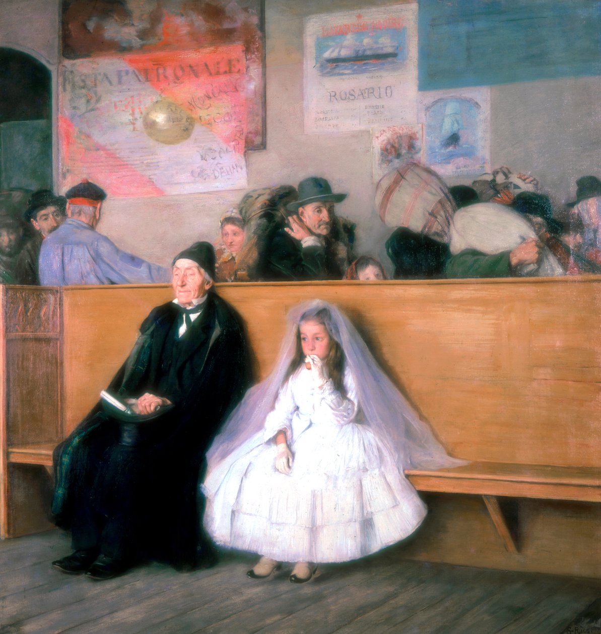 À la Gare - Giuseppe Ricci