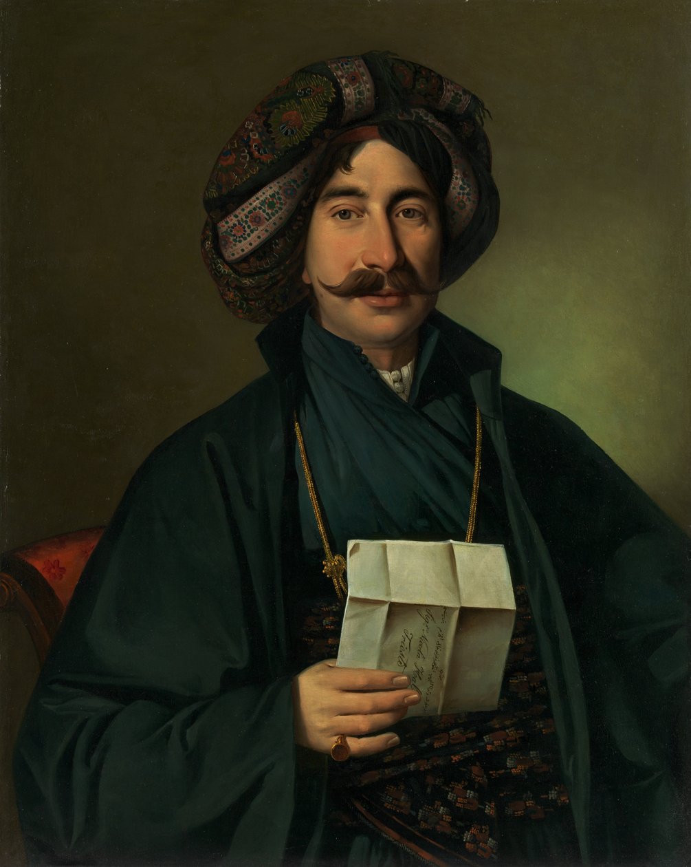 Homme en robe ottomane - Giuseppe Tominz