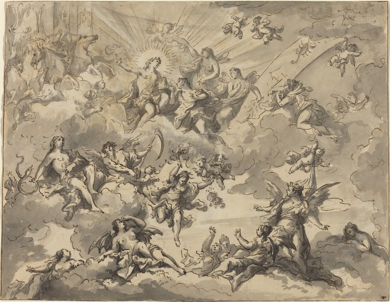 Apollon et les Muses - Giuseppe Valeriani