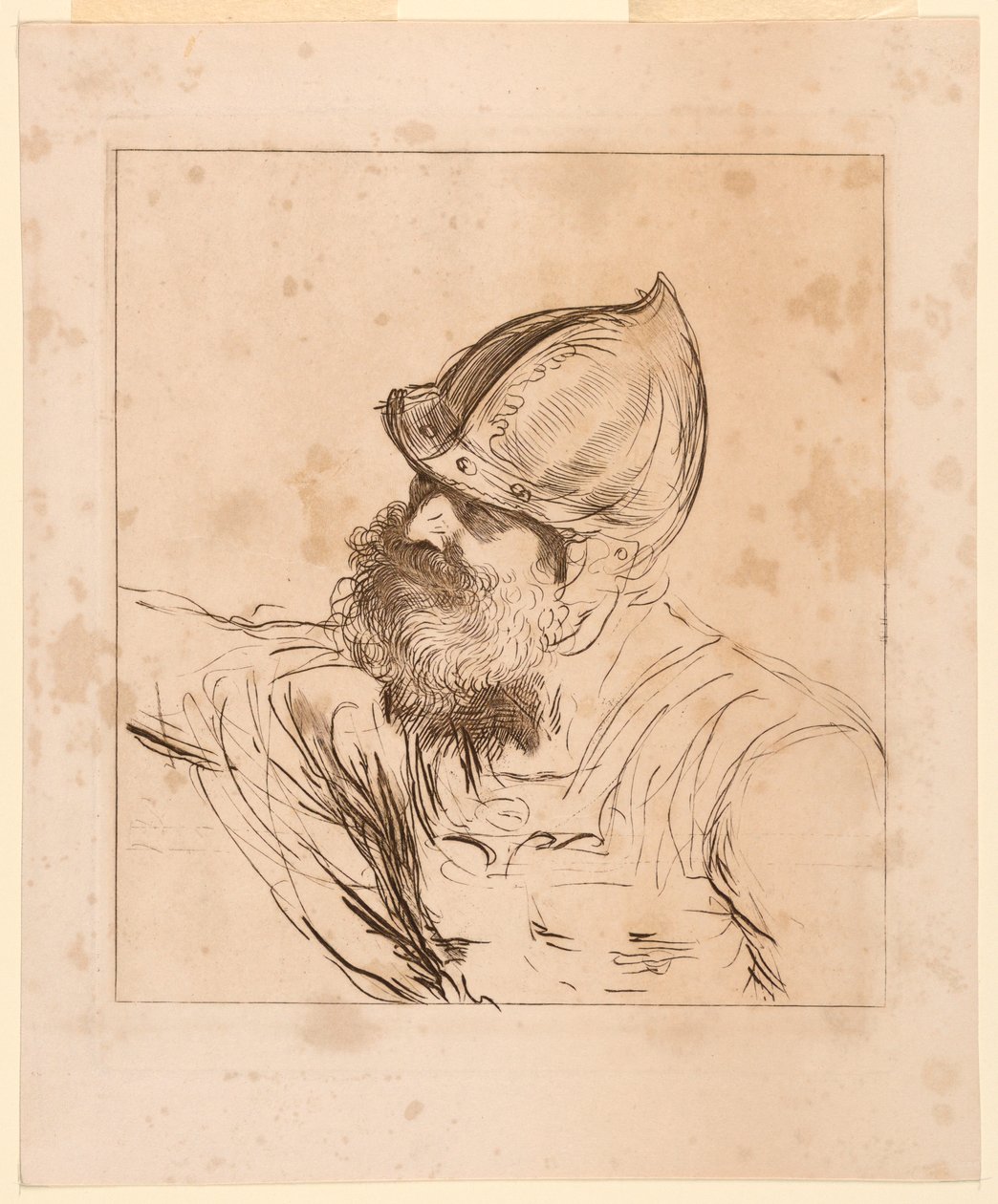 Tête de soldat - Giuseppe Zocchi